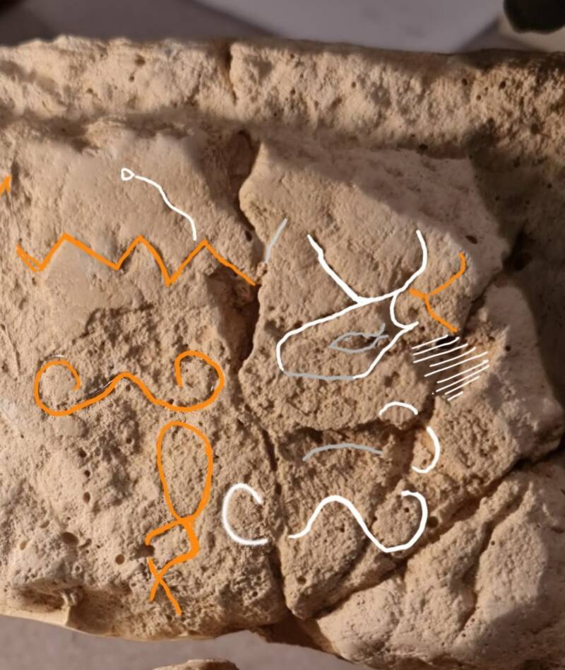 Ancient Inscription At Serabit El Khadim