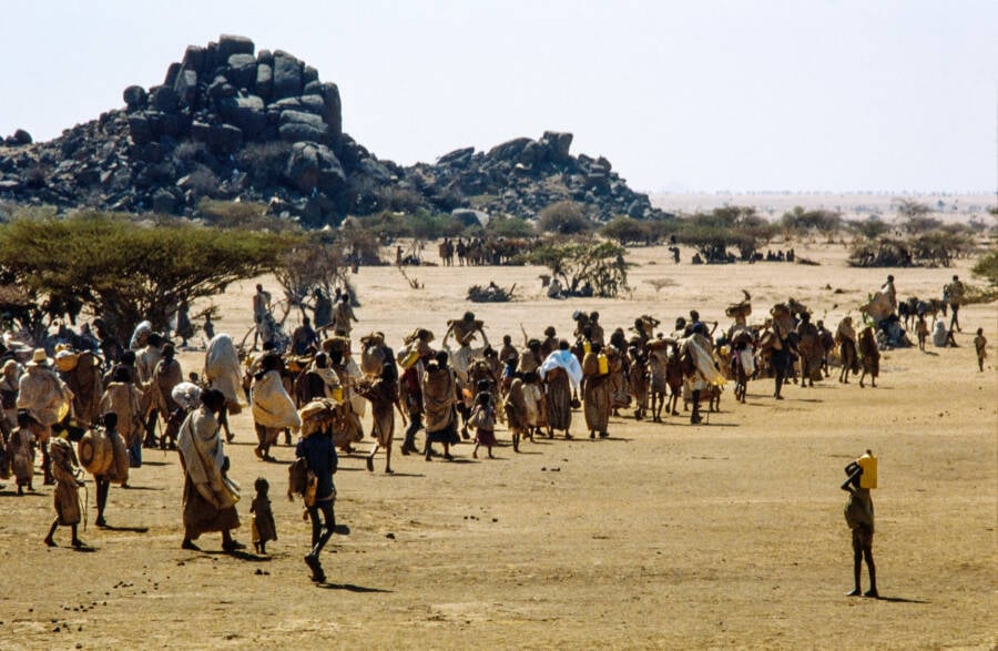 Ethiopian Famine Refugees