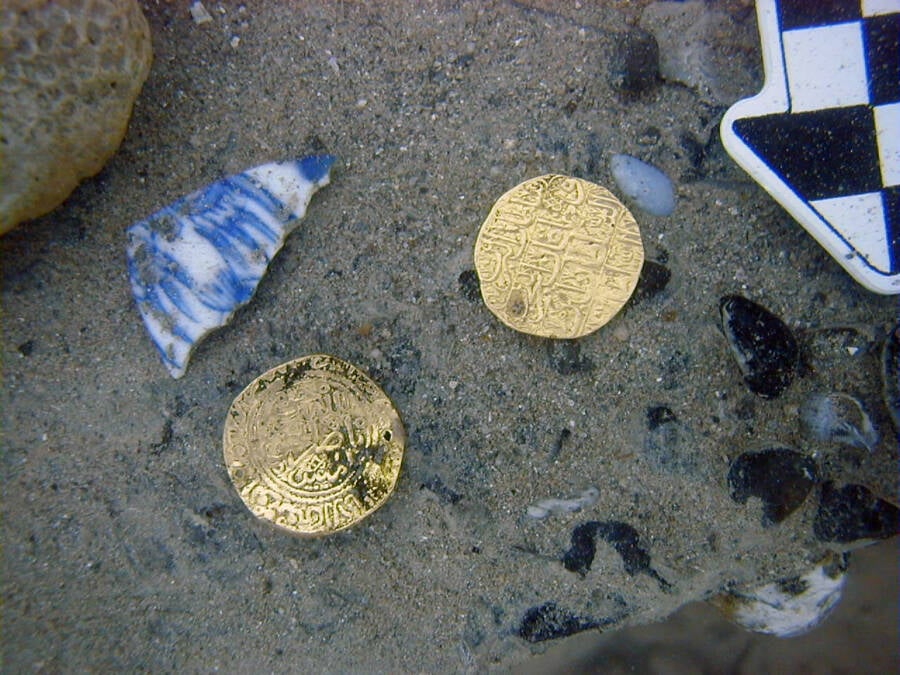 Gold Coins From Shipwreck