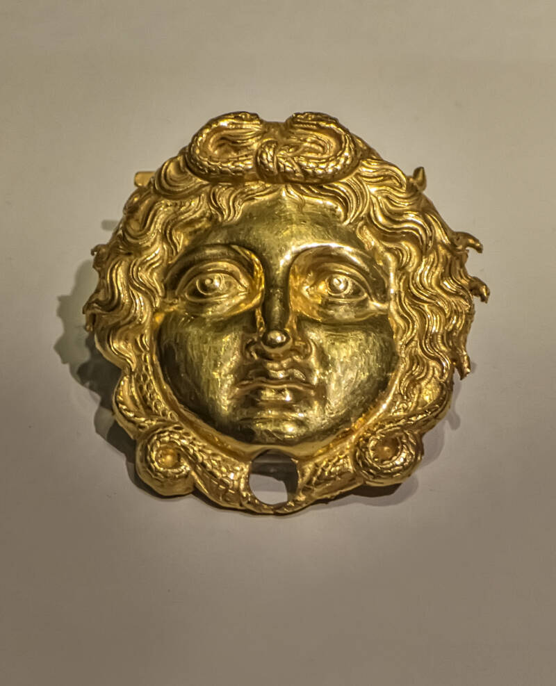 Gorgon's Head From A Breastplate