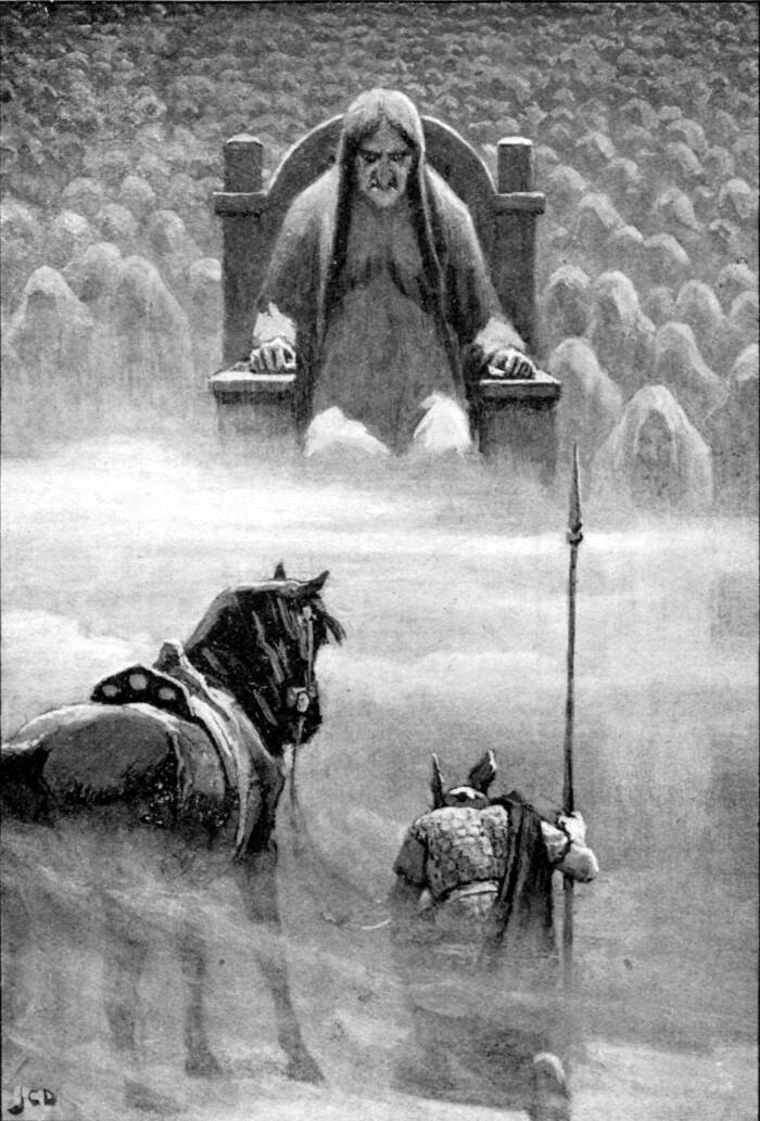 Death Goddess Hel In Helheim