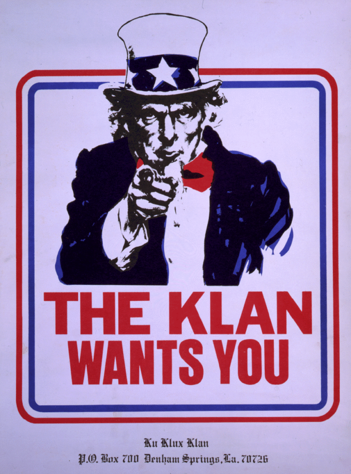 KKK Recruitment Propaganda Poster