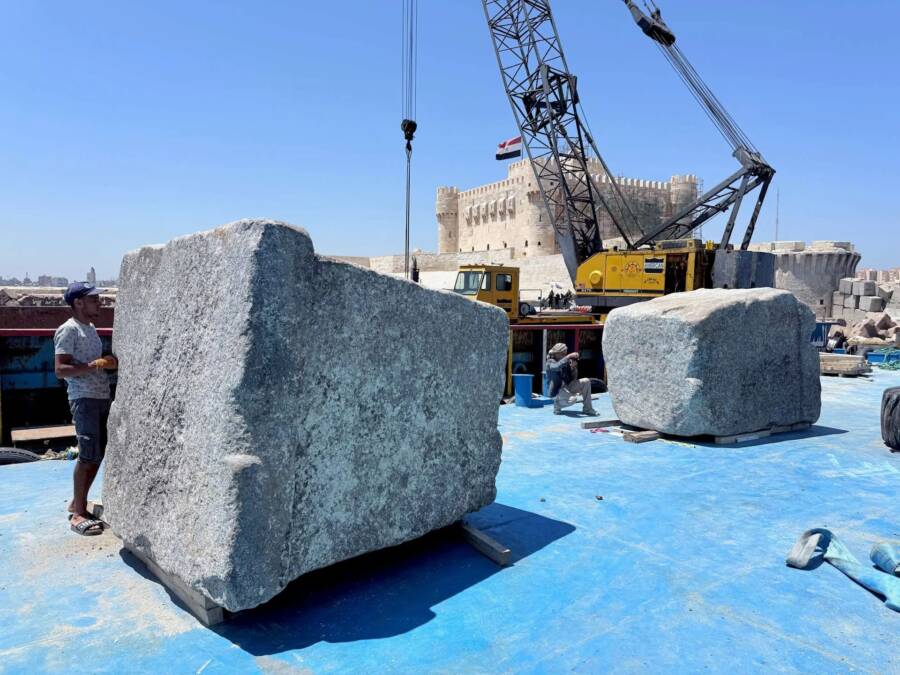 Lighthouse Of Alexandria Remains