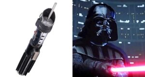 Lightsaber Alongside Darth Vader Featured