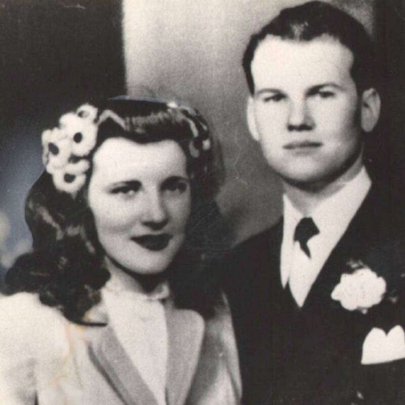 Marilyn And Sam Sheppard In 1945