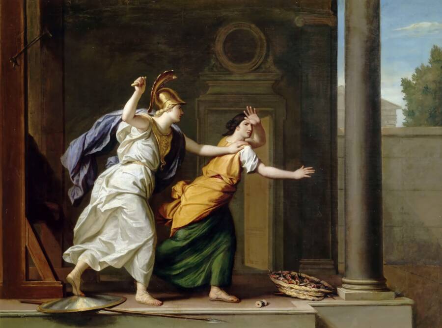 Athena And Arachne