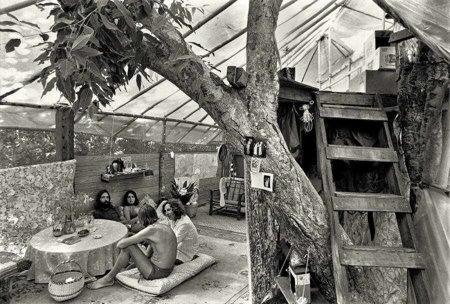 People Inside House At Taylor Camp