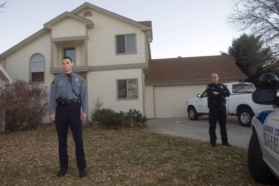 Police Outside The Heene Residence