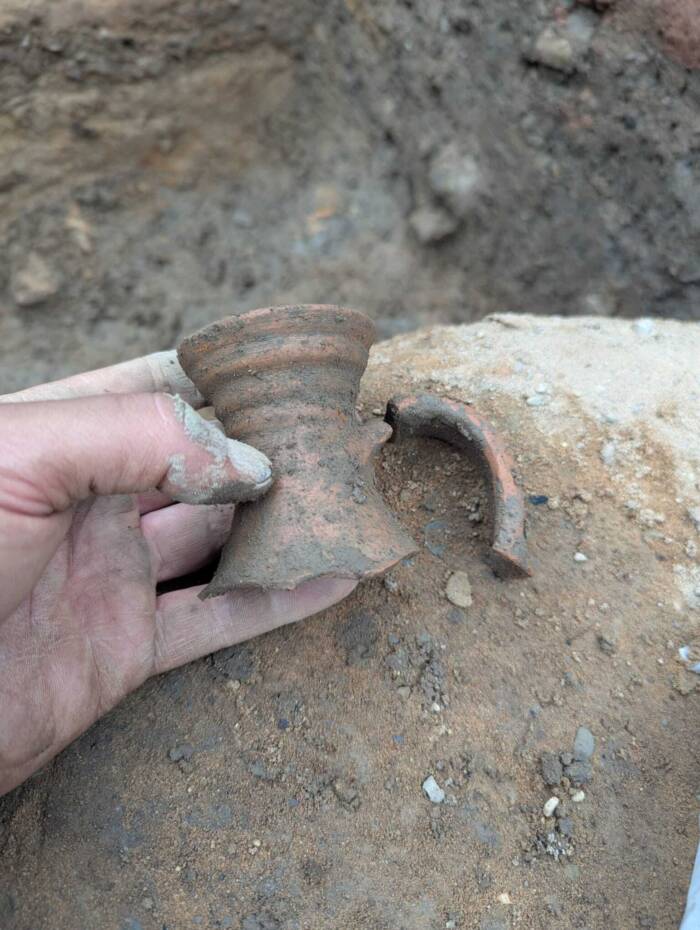 Pottery Found At Roman Road