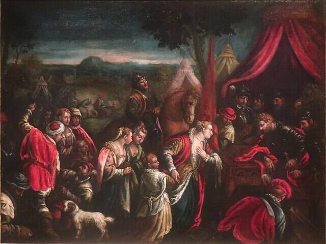 Queen Zenobia In The Tent Of Aurelian
