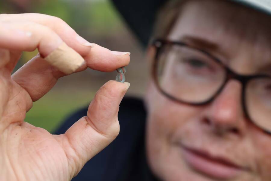 Glass Bead From Rathgurreen Ringfort