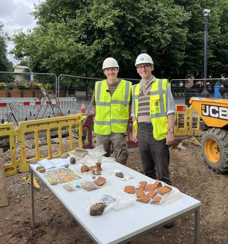 Artifacts From Roman Road In Manchester