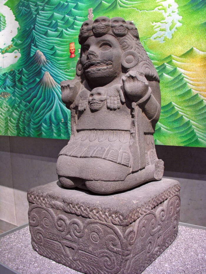 Statue Of Mictēcacihuātl