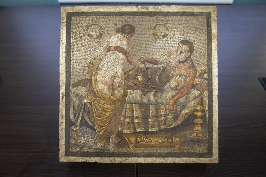 Looted Pompeii Mosaic Returned