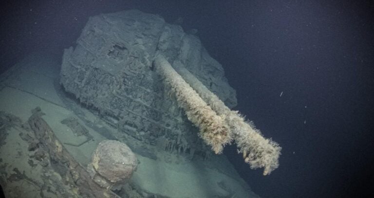 Sunken Teruzuki Gun Featured