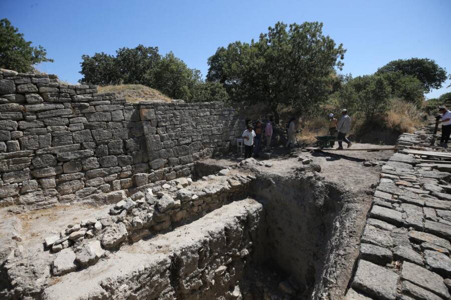 Troy Excavations In Çanakkale Turkey