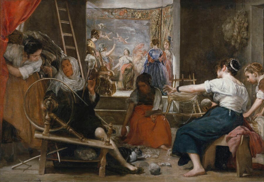 The Contest Between Arachne And Athena