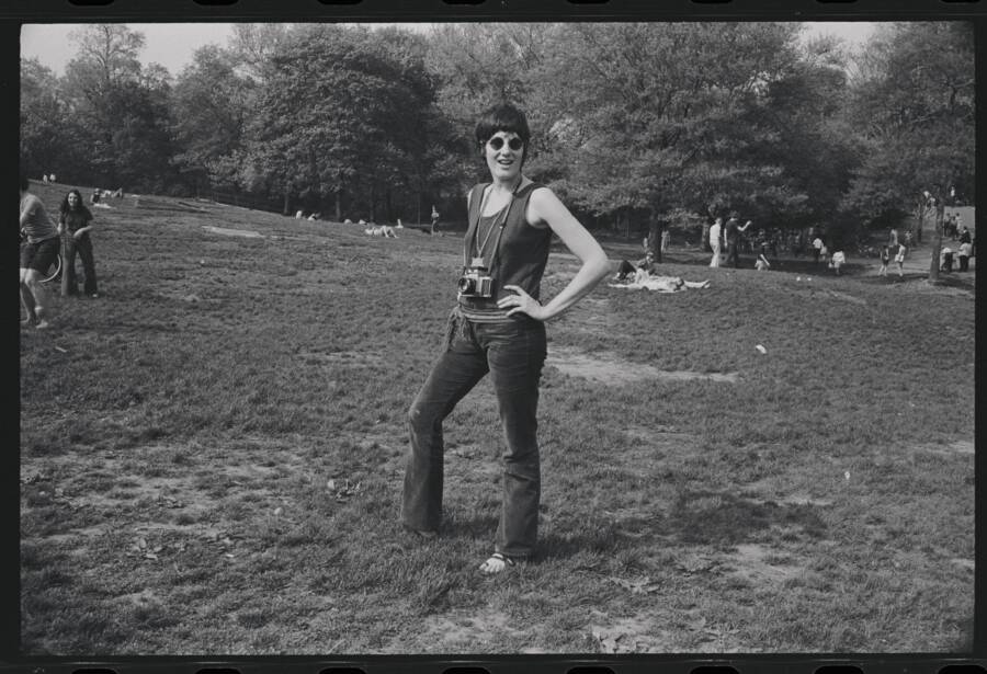 Activist At A Central Park Gay In