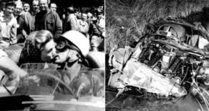 Alfonso De Portago Alongside Crash Scene Featured