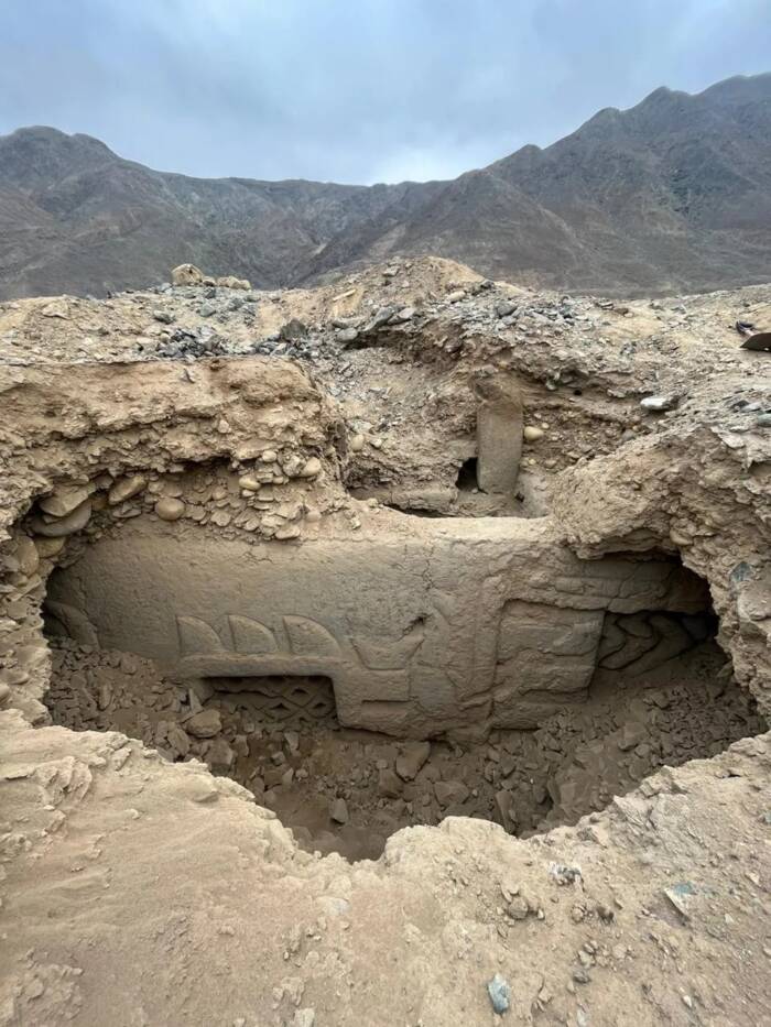 Ancient Peruvian Rock Mural