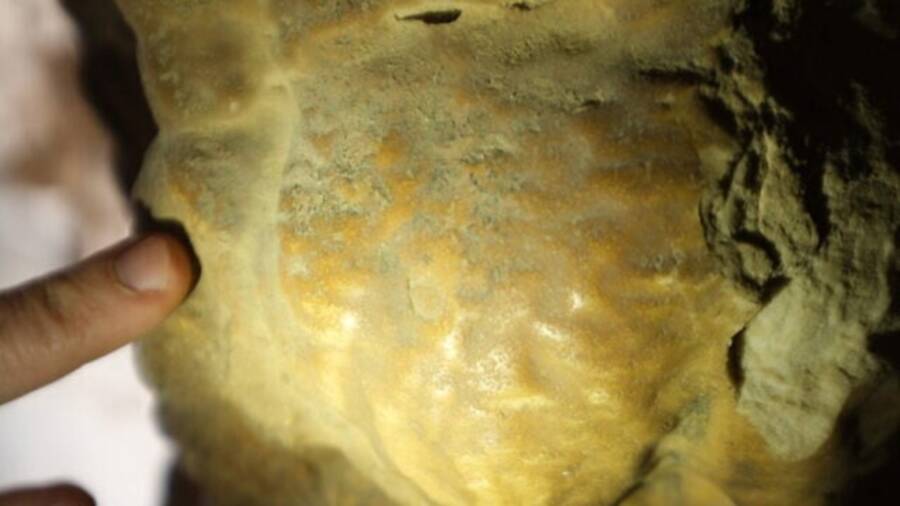 Ancient Aramaic Inscription In Judean Desert