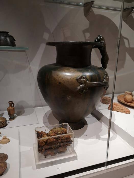 Ancient Greek Jar And Honey