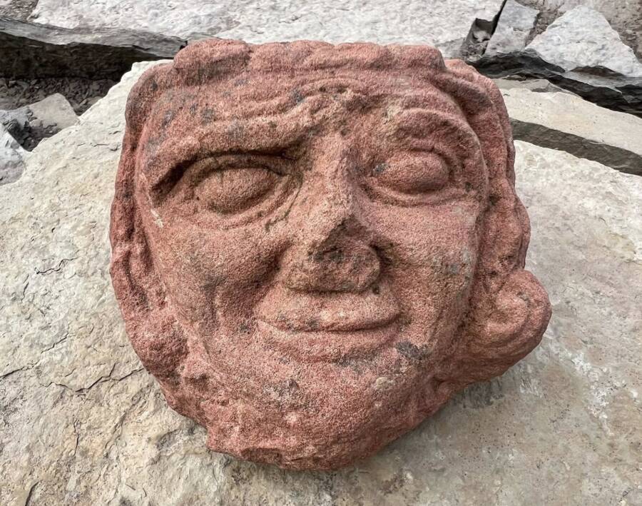 Carved Head Found In Scotland