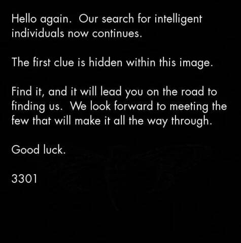 Cicada 3301 Clue