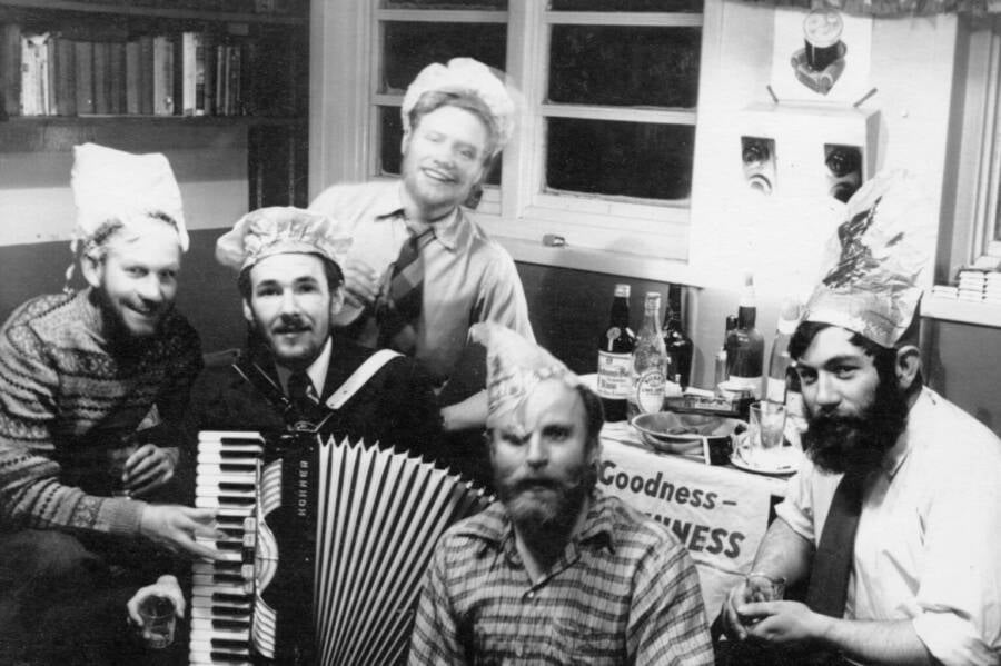 Dennis Bell With His Colleagues