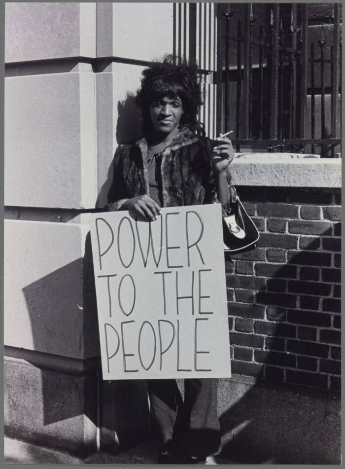 Diana Davies' Photo Of Marsha P. Johnson