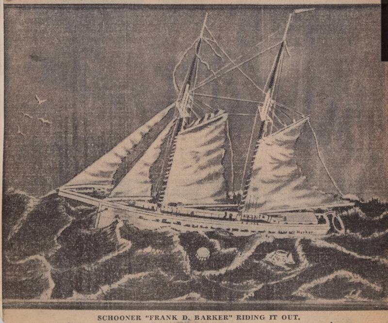 Lake Michigan Frank D Barker Shipwreck
