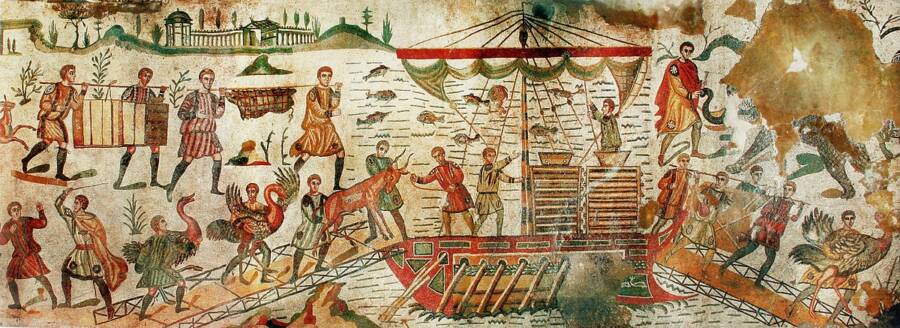 Great Hunt Roman Mosaic