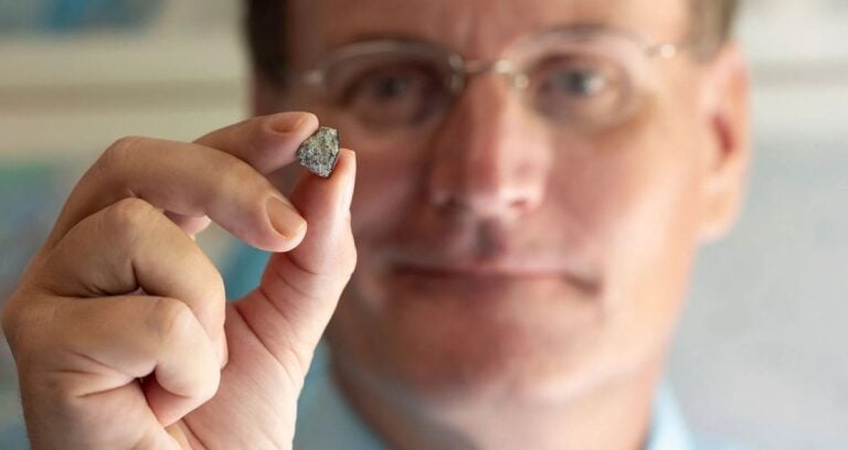 Harris With McDonough Meteorite Featured