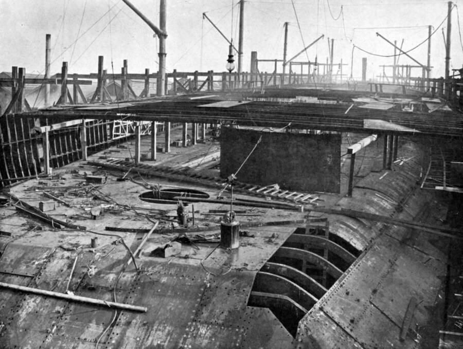 HMS Dreadnought Under Construction
