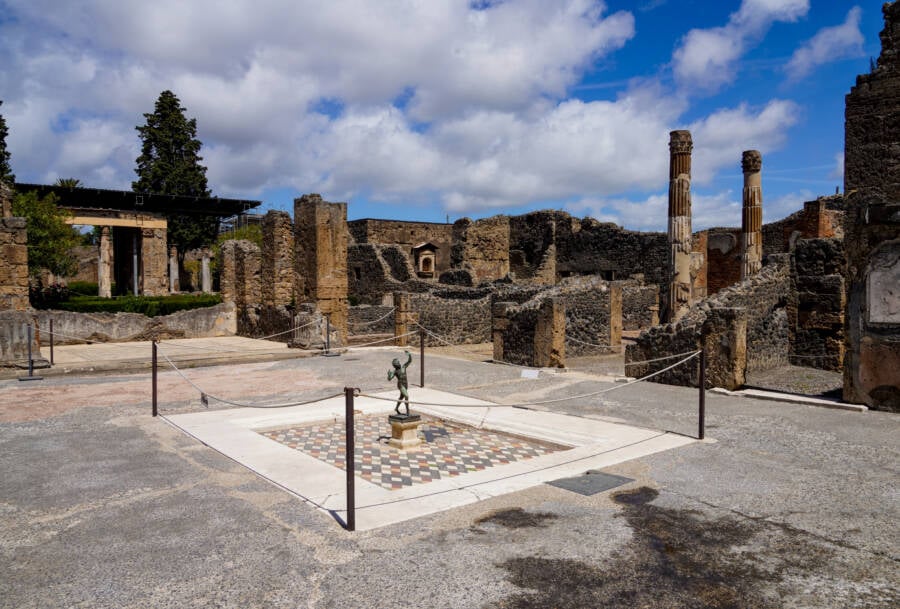 Ancient Ruins At Pompeii