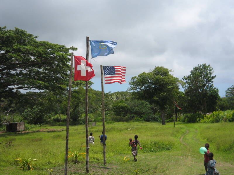 John Frum Flag Raising