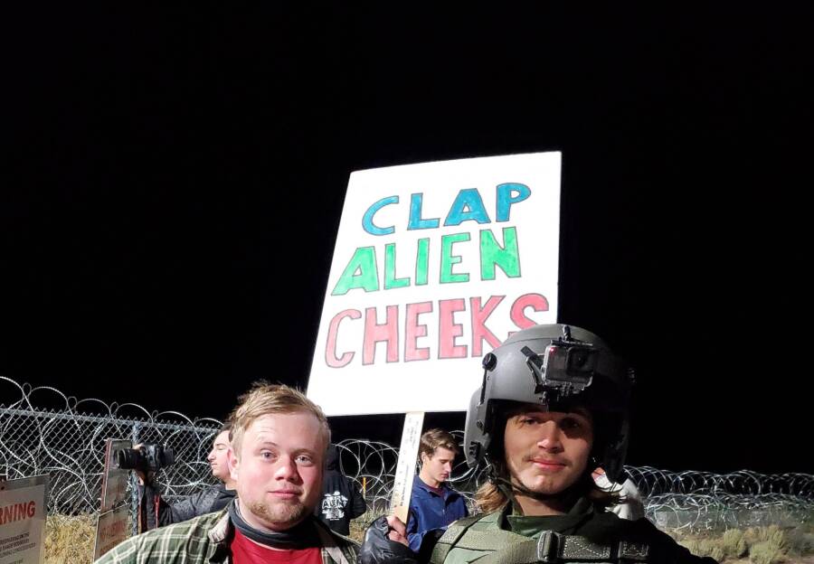 Joke Protest At Area 51