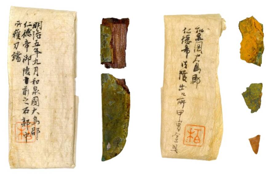 Knife And Armor Fragments