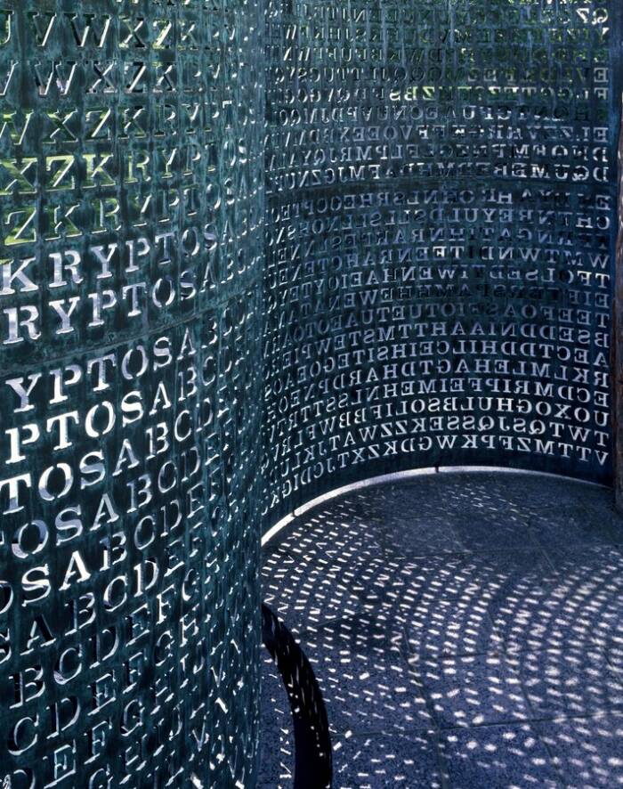 Kryptos Sculpture