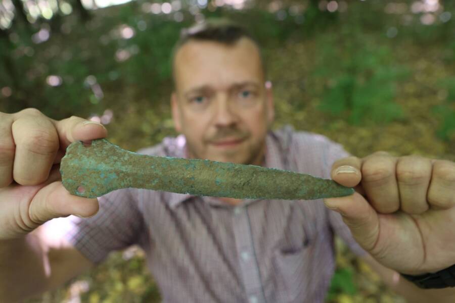 Ancient Dagger Found In Gudersleben Germany