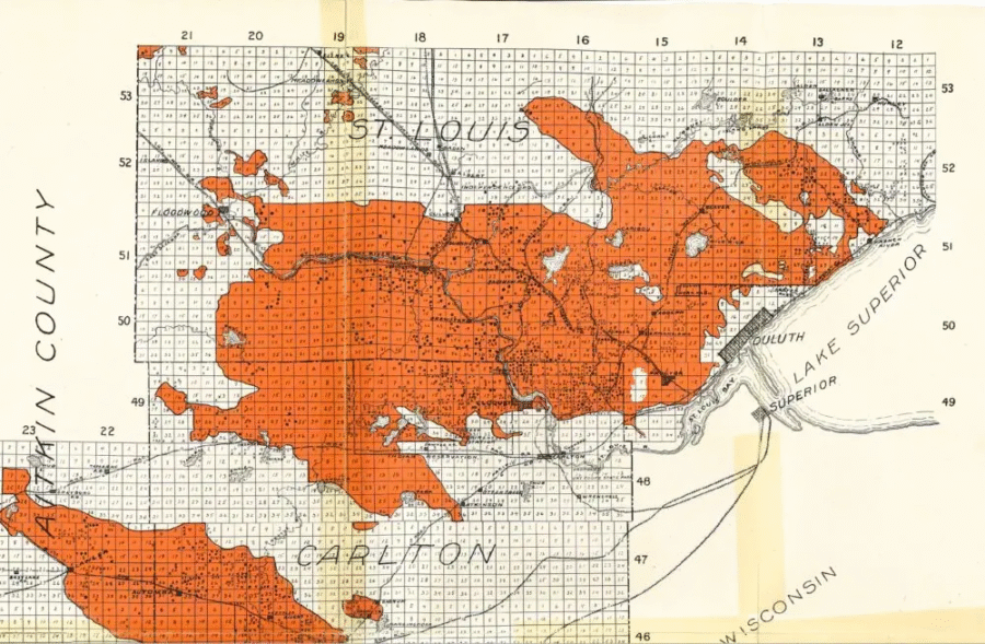 Map Of One Of The Largest Wildfires In US History