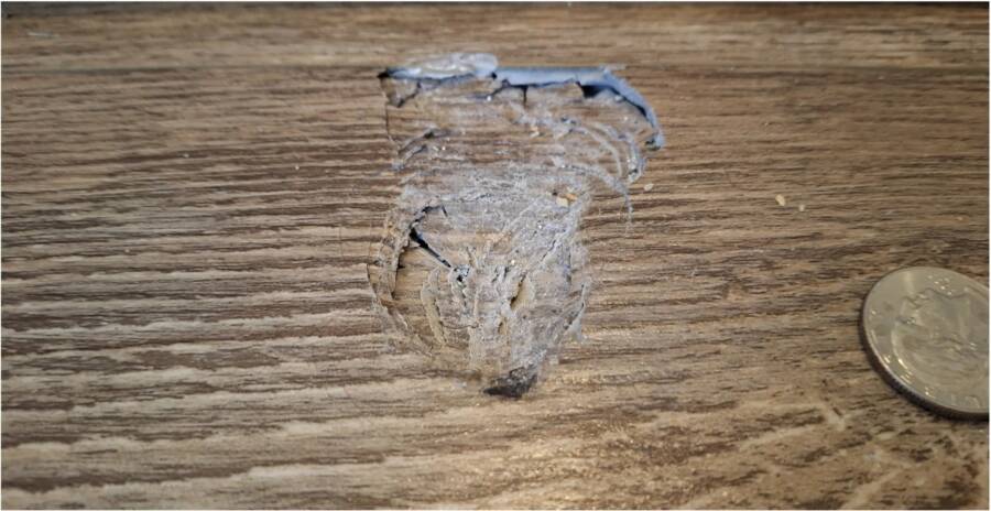 McDonough Meteorite Floor Impact