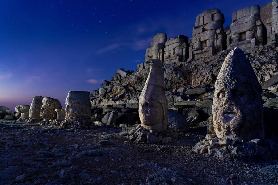 Ancient Ruins At Mount Nemrut