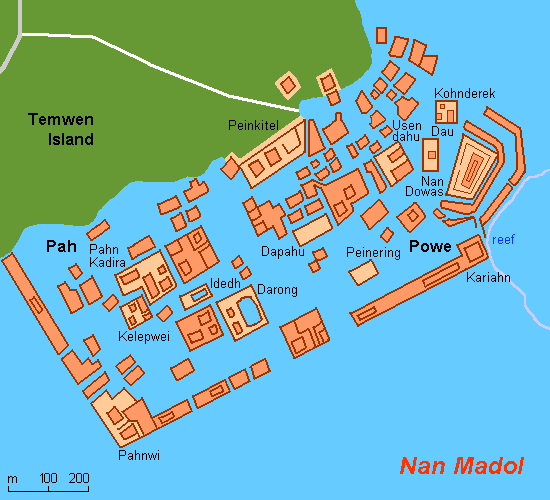 Nan Madol Map