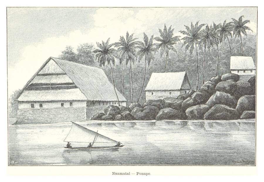 Sketch Of Nan Madol