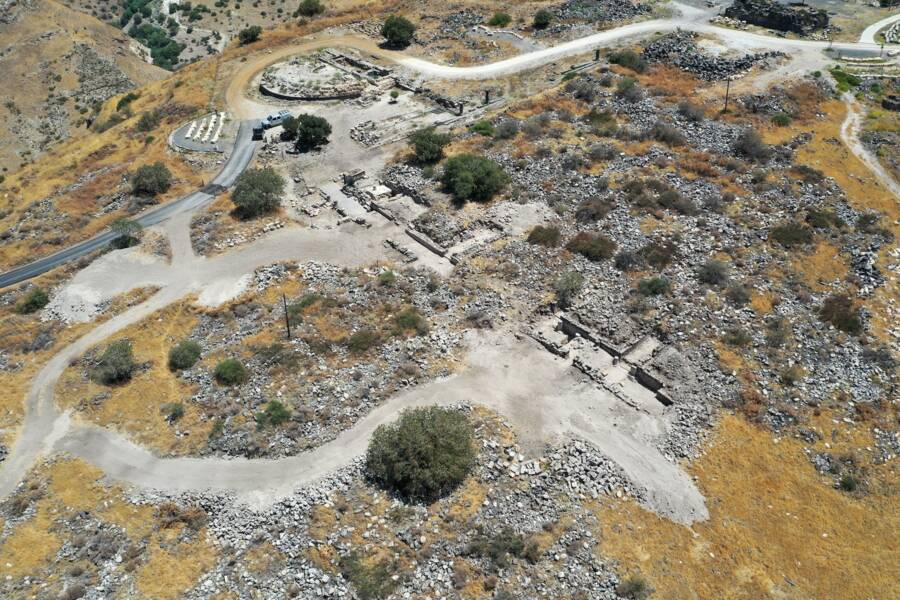 Hippos Excavations In Golan Heights