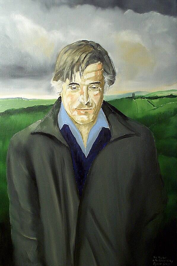 Painting Of Ted Hughes
