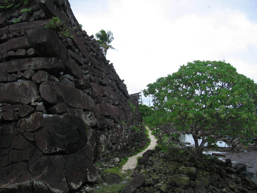 Path Along Nan Madol Outer Wall