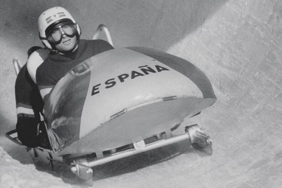 Alfonso De Portago In A Bobsled