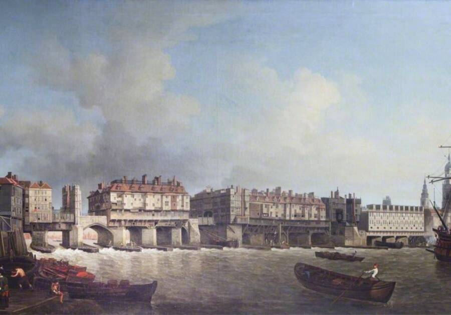 Samuel Scott London Bridge Painting